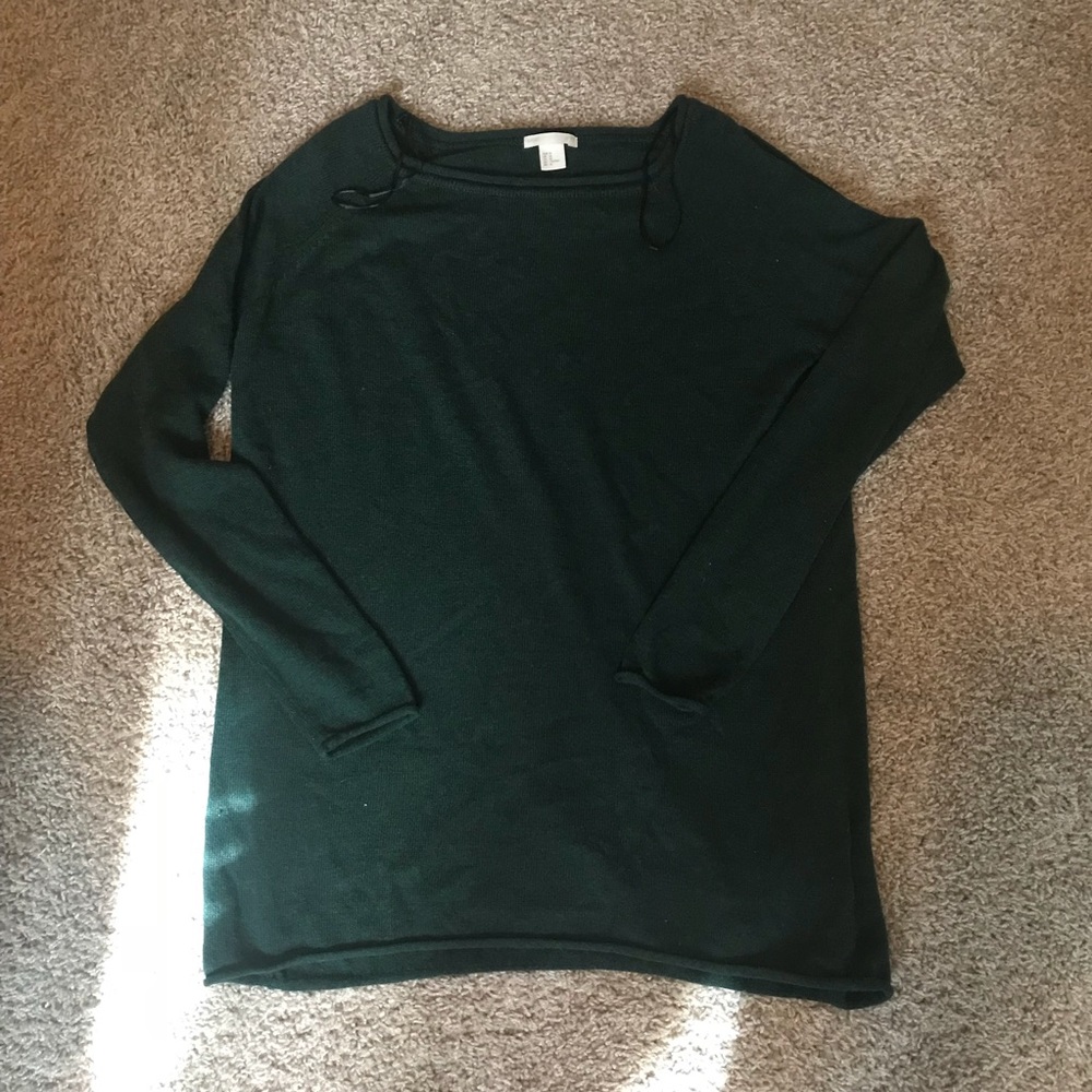 **3 for $20** Dark Green Tunic Sweater from H&M